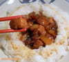 Porc au caramel � l ananas et riz tha� : Etape 4