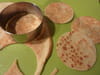 Cr�pe fa�on millefeuilles saumon kiwi : Etape 2