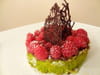 Tentation pistaches - framboises - chocolat : Etape 2