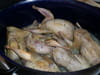 Cailles farcies au foie gras, sauce foie gras : Etape 2