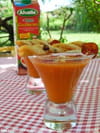 Verrines de Gazpacho aux l�gumes  : Etape 4