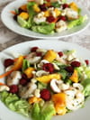 Salade de crevettes, framboises et nectarine : Etape 3