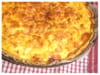 Tarte poivrons, ch�vre, pesto fa�on quiche : Etape 4