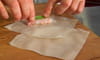 Croustillants de langoustines � la verveine, bavarois de carotte : Etape 1