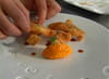 Croustillants de langoustines � la verveine, bavarois de carotte : Etape 5