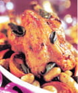 Pintade r�tie � la sauge et � l orange