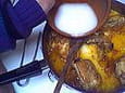Poulet �pic� � la citronnelle et au lait de coco