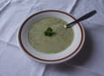 Velout� de courgettes au boursin