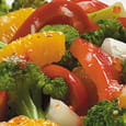 Salade de brocolis aux pamplemousses roses