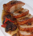 R�ti de porc aux pruneaux