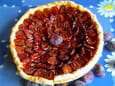 Tarte aux prune � la vanille