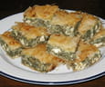 Feuillet� grec aux �pinards