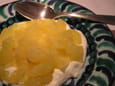 Compote de pomme au fromage blanc