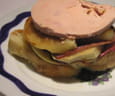 Magret de canard fum� au foie gras