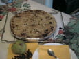 Tarte aux poires p�pites de chocolat et crumble