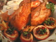 Pintade aux noisettes et au pommeau