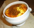 Petits flans au jambon et � la ciboulette
