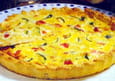 Quiche courgette-tomate