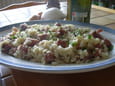 Riz aux chipolatas