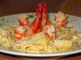 Tagliatelles aux crevettes