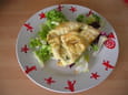 Feuillet�s au bleu de Bresse et cumin