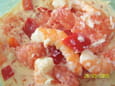 Salade de pamplemousse et crevettes