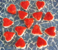Coeurs fondants aux oeufs de lump