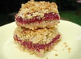 Carr�s croustillants � la framboise