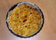 Tarte � l abricot et fleur d oranger