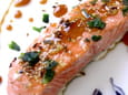 Pav�s de saumon caram�lis�s