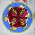 Bouch�es croquantes glac�es � la framboise