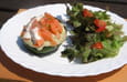 Mousse d avocat au saumon fum�
