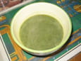 Soupe aux fanes de radis