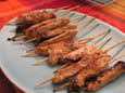 Brochettes de porc tha�landaises