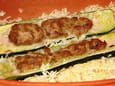 Courgettes farcies cuites au R�mertopf