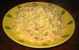 Tagliatelles � la carbonara