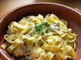 Tagliatelles au bleu et aux noix