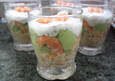 Verres fra�cheur avocat-crevettes