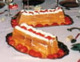 Charlotte glac�e aux fraises