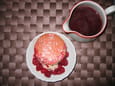 Macarons aux framboises
