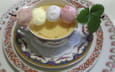 Mini-oeufs � la neige en brochettes