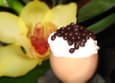 Oeuf au caviar de chocolat