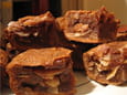 Carr�s fondants au chocolat au lait