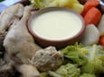 Poule au pot sauce supr�me