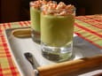 Velout� d avocat en verrine
