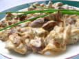 Rognons flamb�s sauce moutarde