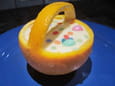 Petits paniers de mousse � l orange