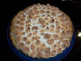 Tarte meringu�e aux pommes