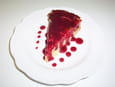 Clafip�che sauce framboisine
