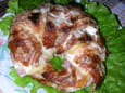 Croissants au jambon